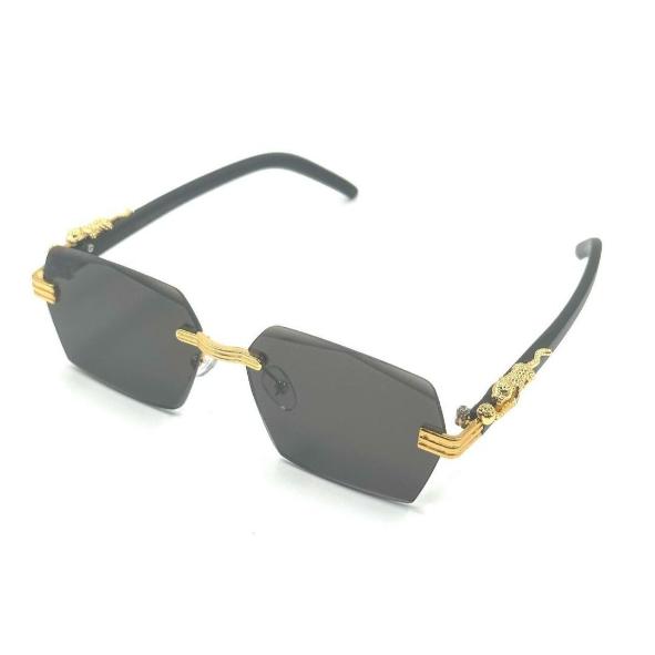 An elegant pair of Cartier Eyewear, featuring sophisticated design and luxurious craftsmanship.