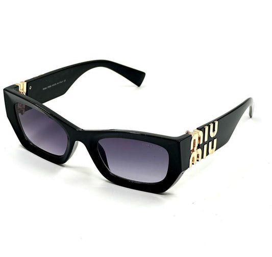 Miu Miu 09WS Black and Gold