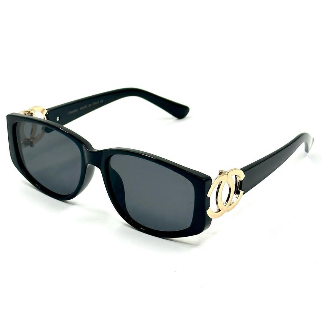 Chanel Rectangular frame black