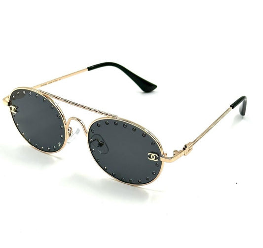 Chanel Round Lens Logo